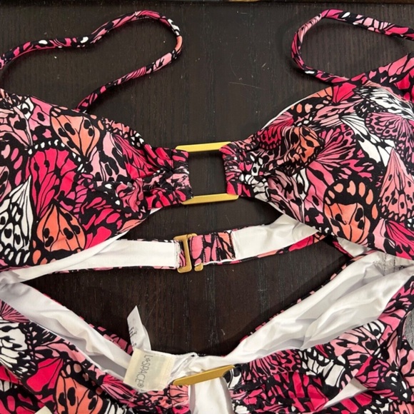 L*Space Trinity One Piece Cutout Swimsuit Butterfly Design Size S - NWT - Picture 3 of 16